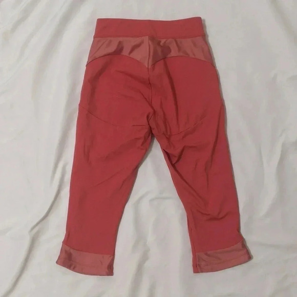 Gymshark Turbo Cropped Leggings, Color Morrocan Brick Size S - Picture 2 of 14